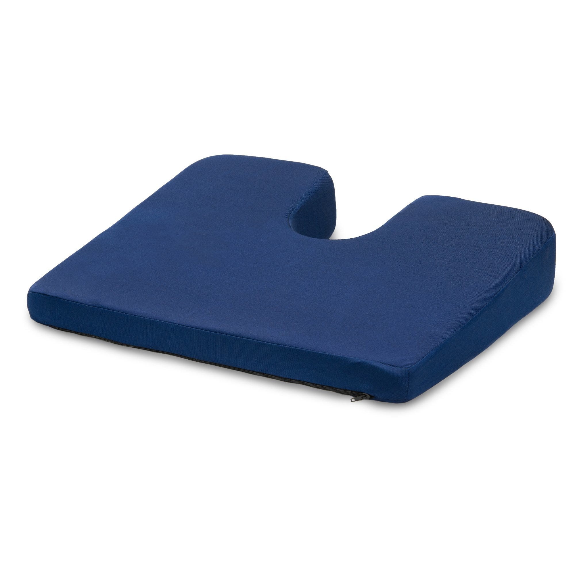 McKesson Coccyx Support Seat Cushion - Blue 18 W X 14 D X 3 H In