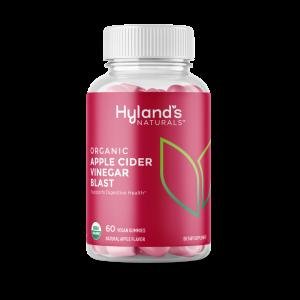Hyland's Naturals, Organic Apple Cider Vinegar Blast Gummies, Natural Apple, 60 Vegan Gummies