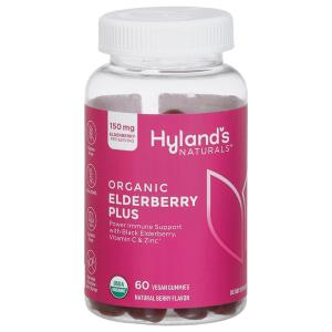 Hyland's Naturals Organic Elderberry Plus Immune Support Gummies