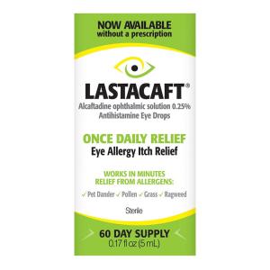 Lastacaft Once Daily Eye Allergy Itch Relief Drops - 0.17 Fl Oz