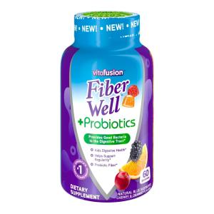 Vitafusion Fiber Well + Probiotics Gummies For Adults