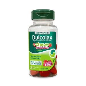 Dulcolax Chewy Fruit Bites For Constipation Relief, Cherry Berry