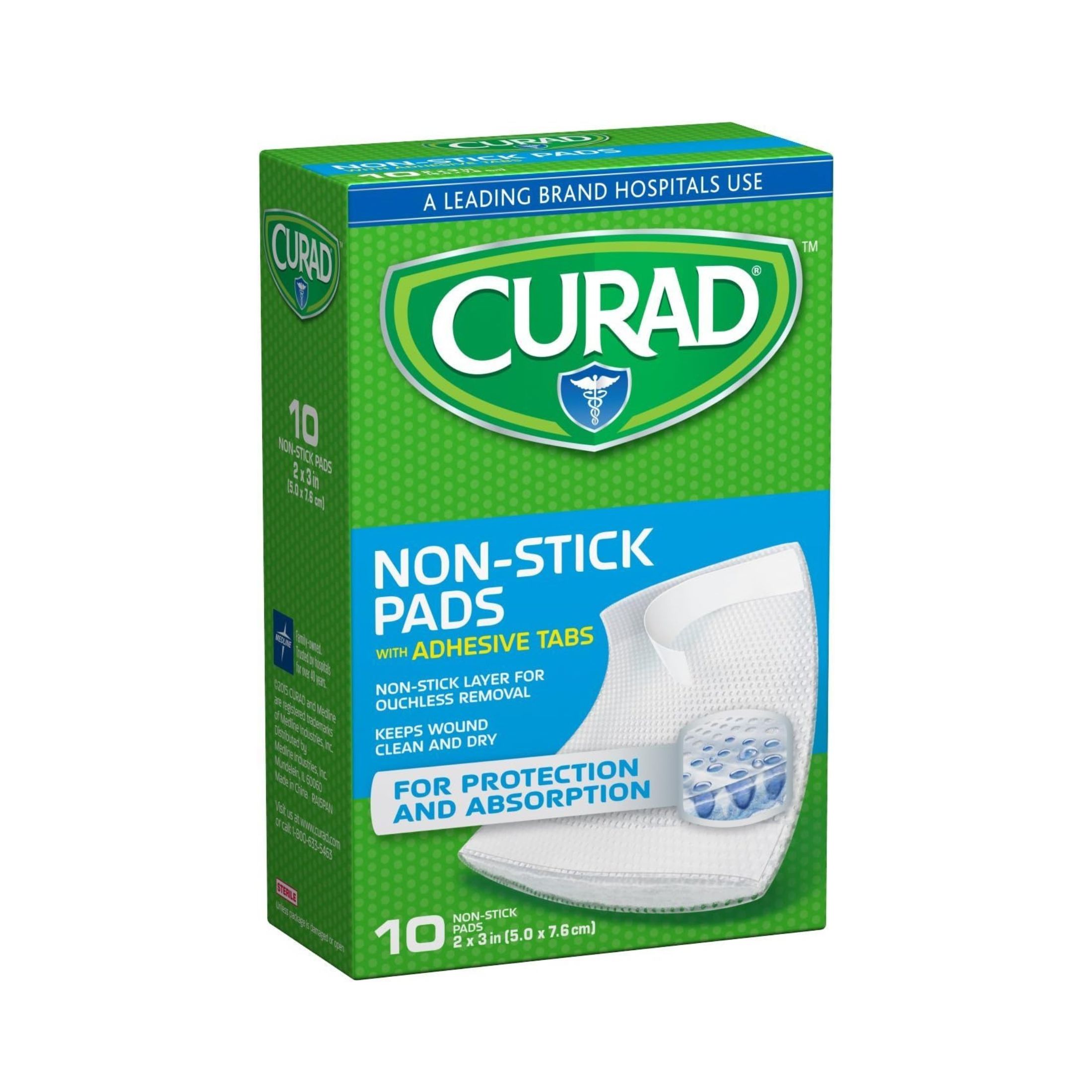 Curad Telfa 2" X 3 Inches Non-Stick Pads 1