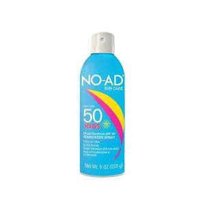 No-Ad Kids Continuous Sunscreen Spray Spf 50 - 10 Oz