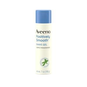 Aveeno Positively Smooth Shave Gel With Soy, Aloe & Vitamin E - Lightly Scented