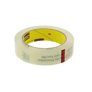 Scotch Prescription Label Tape 1 In X 72 Yd Boxed