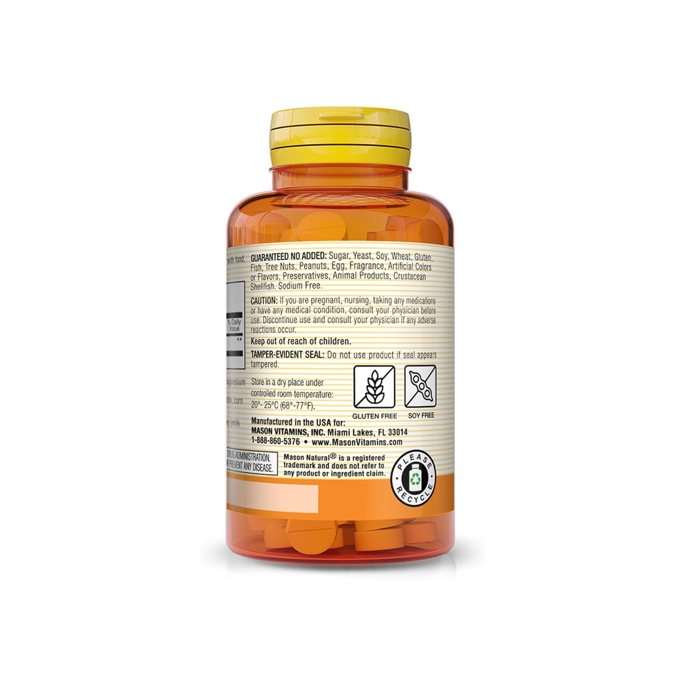 Mason Natural Extra Strength Apple Cider Vinegar, 100 Tablets