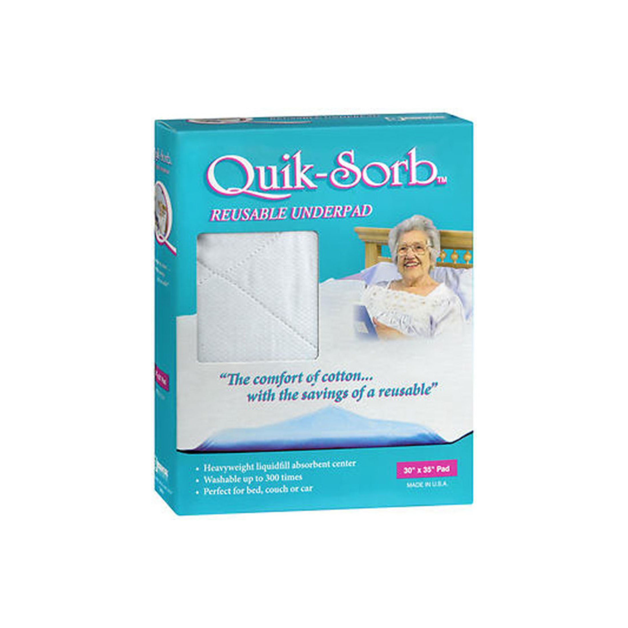 Quik-Sorb Essential Medical Reusable Underpad 30 X 35 Inches