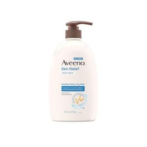 Aveeno Skin Relief Body Wash, Fragrance Free, 12 Fl Oz