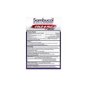 Sambucol Black Elderberry, Cold & Flu Relief, 30 Quick Dissolve Tablets