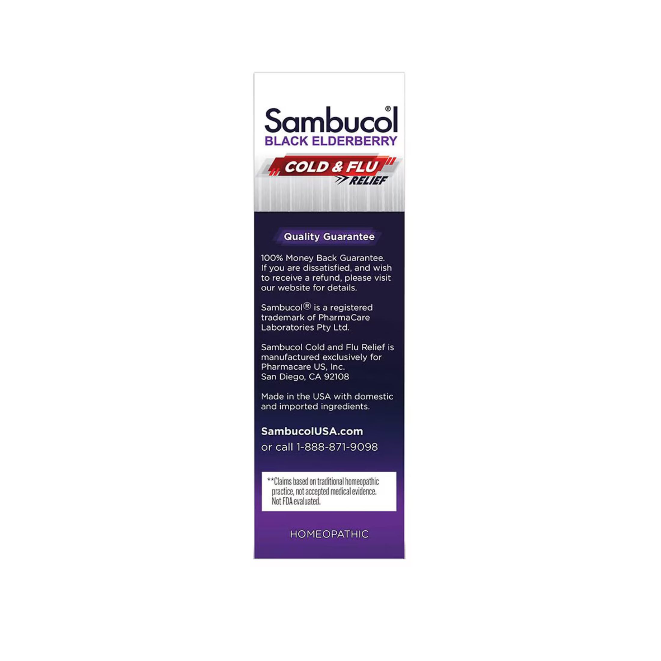 Sambucol Black Elderberry, Cold & Flu Relief, 30 Quick Dissolve Tablets