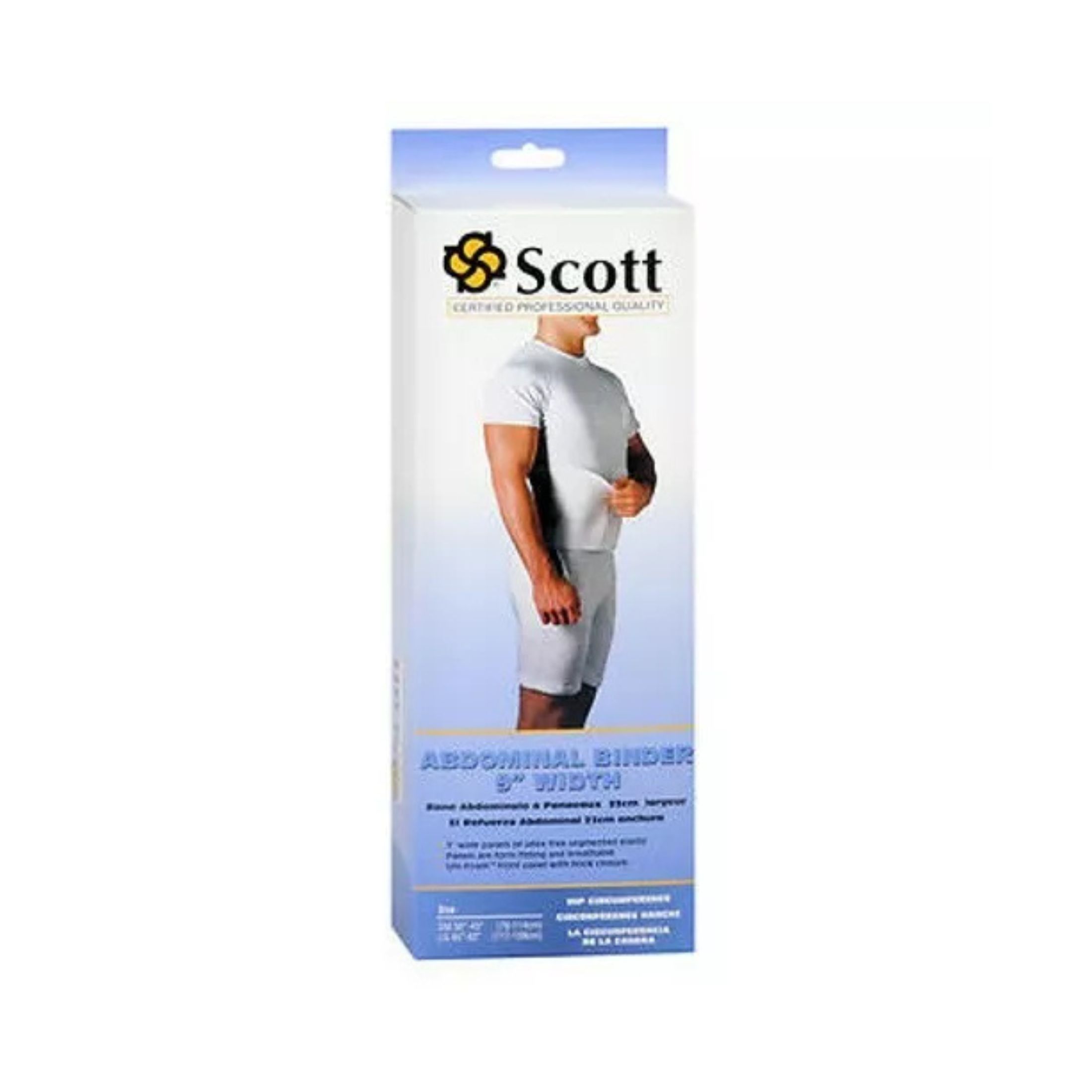 Scott Specialties Abdominal Binder 9 Inch Width Large - Each