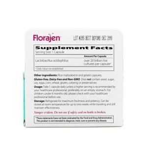Florajen Acidophilus Probiotic Capsules 60 Caps