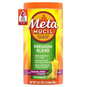 Metamucil Psyllium Fiber, Premium Blend, Orange