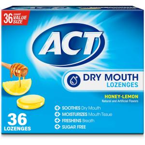 Act Dry Mouth Lozenges With Xylitol, Sugar Free