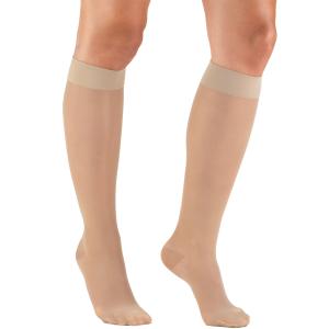 Truform Women’s Stockings, Knee High, Sheer: 15-20 MmHg, L, NUDE (1773ND-L)