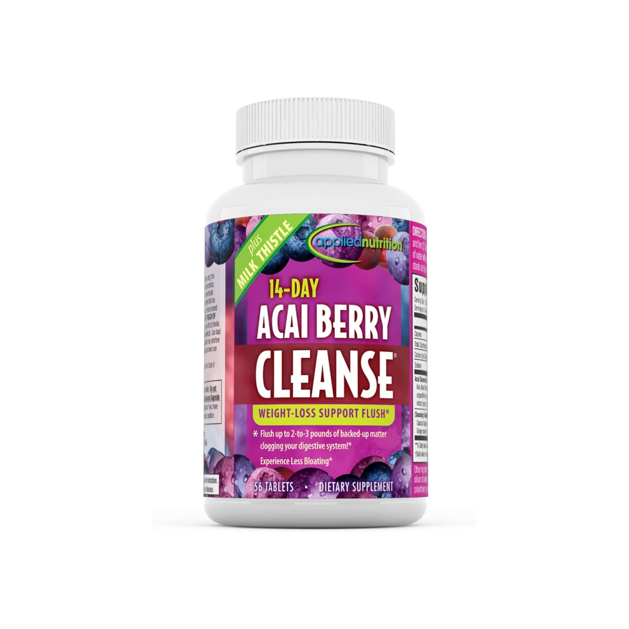 Applied Nutrition 14-Day Acai Berry Cleanse Weight-Loss Dietary Supplement Tablets