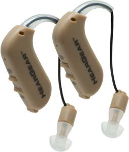 Lucid Hearing HearGear 1 Pair Rechargeable Personal Sound Amplifiers - BEIGE SKU 6483486