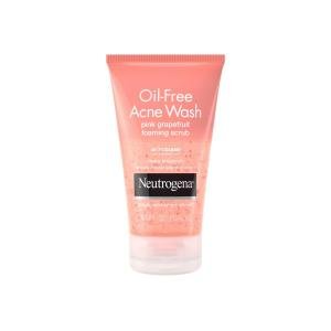 Neutrogena Acne Wash, Pink Grapefruit, Foaming Scrub, Oil Free 4.2 Fl Oz