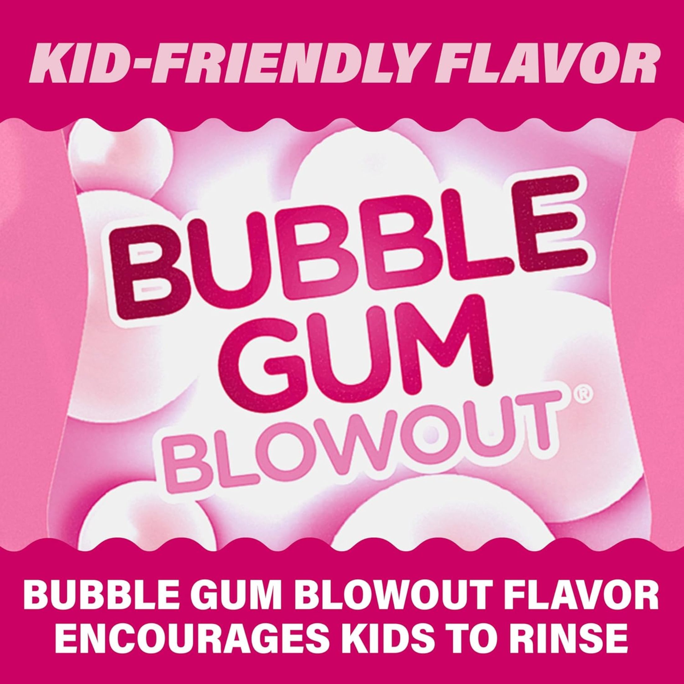 Act Kids Anticavity Fluoride Rinse Bubblegum Blowout 16.9 Oz