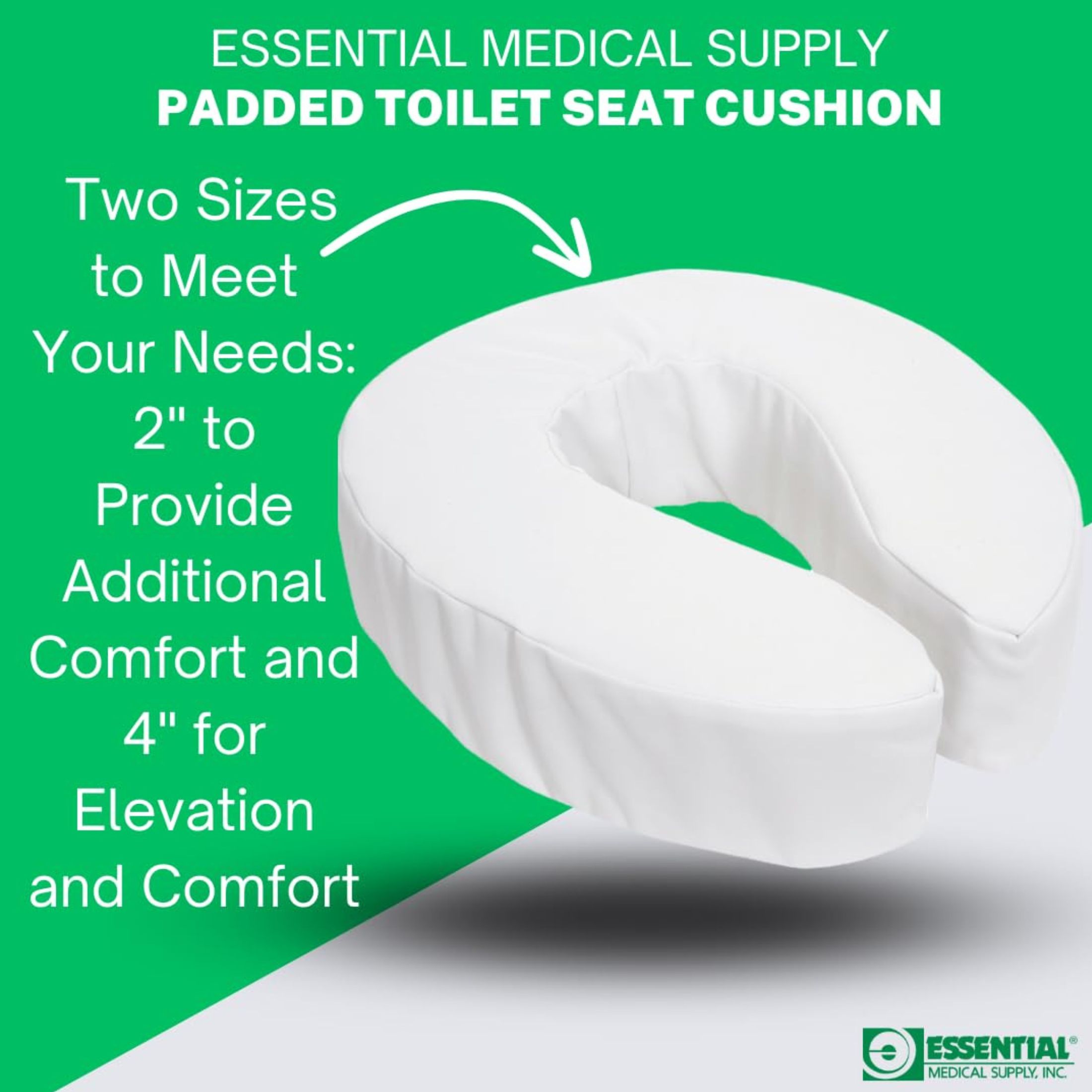 Essential Medical Padded Toilet Cushion