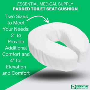 Essential Medical Padded Toilet Cushion