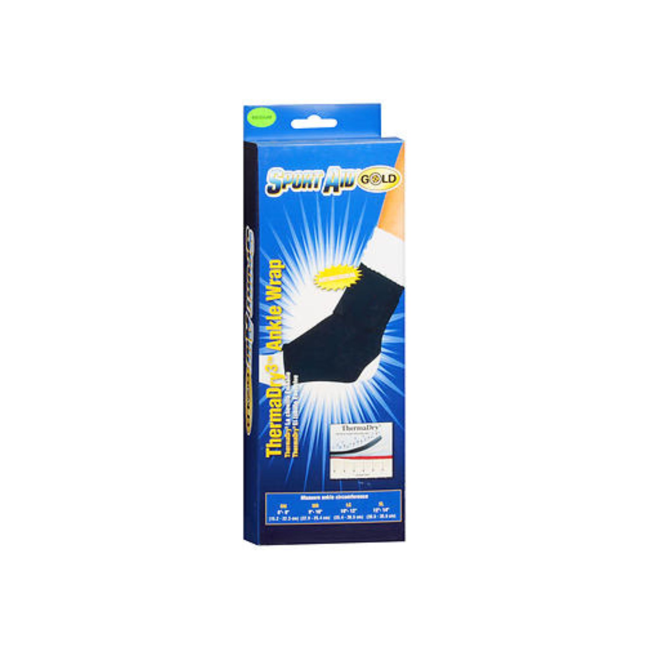 Sport Aid Ankle Wrap Theramadry S-A Gold Small