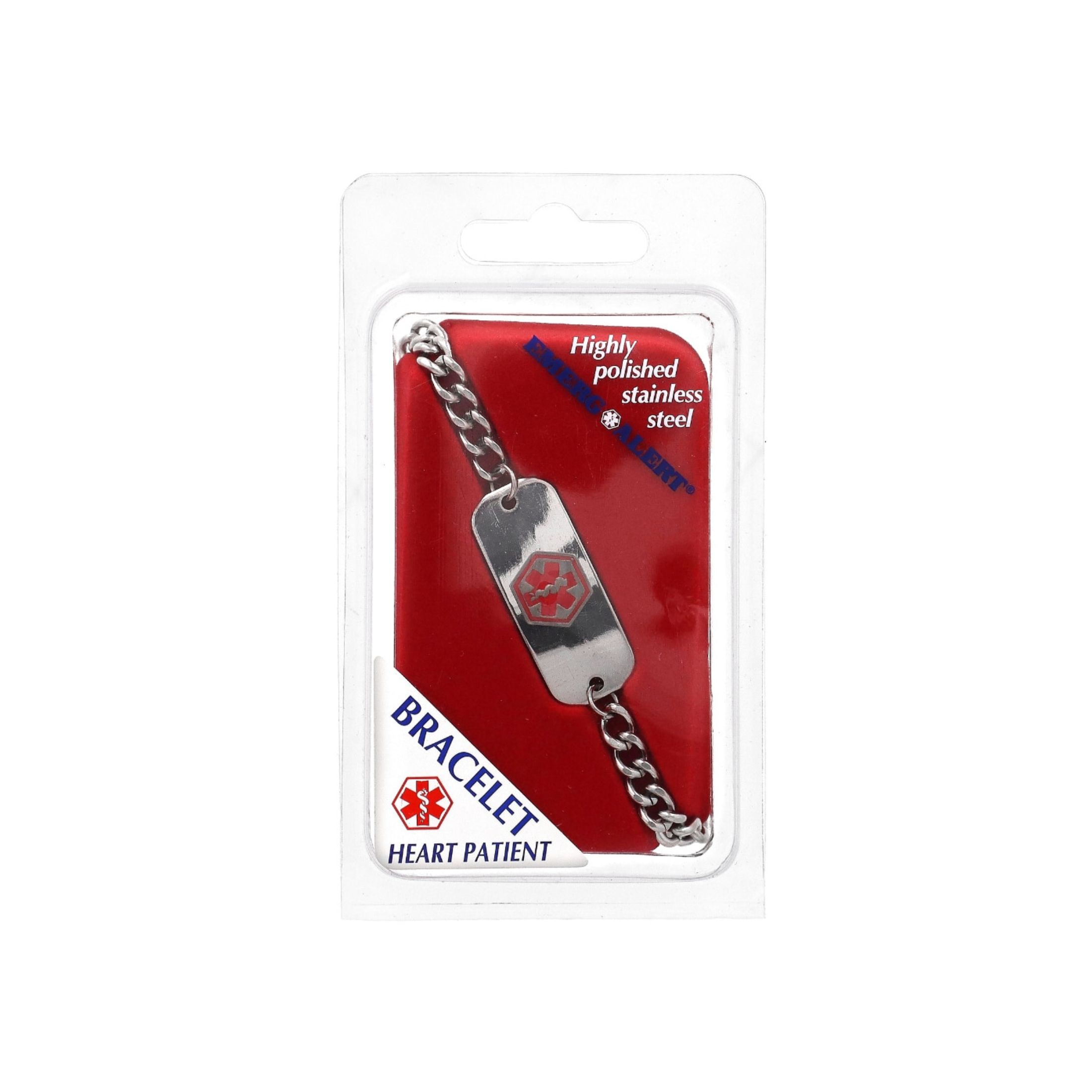 Emerg Alert Medical Id Bracelet Heart Patient 1X