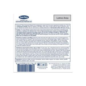 DenTek Temparin Max Caps & Fillings Repair Kit 0.09 Oz