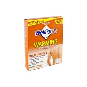 WellPatch Warming Pain Relief -- 4 Large Patches