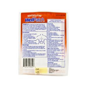 WellPatch Warming Pain Relief -- 4 Large Patches