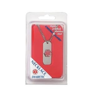 Emerg Alert Med Id Necklace Diabetic