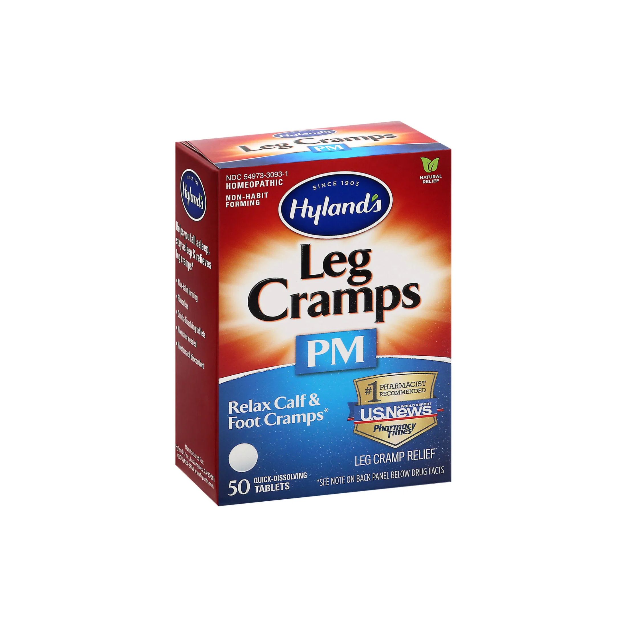 Hyland's Leg Cramps PM Nighttime Cramp Relief Dissolving Tablets