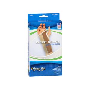 Sportaid Wrist Brace Sport Aid Deluxe Medium Left - 1 Ea