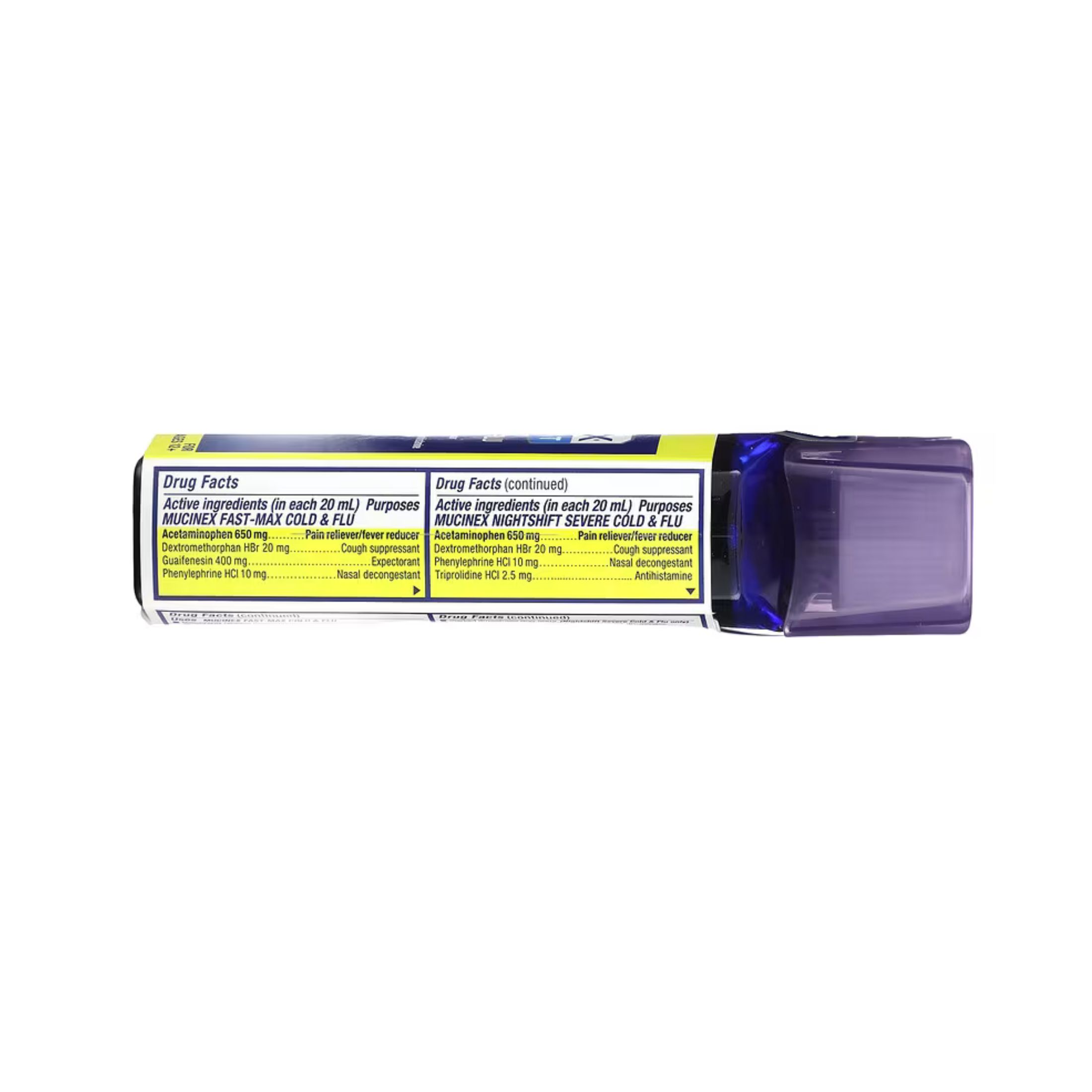 Mucinex Cold & Flu Pack, Day & Night, Maximum Strength