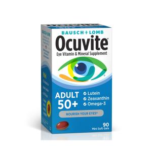 Ocuvite Bausch & Lomb Adult 50+ Eye Vitamin & Mineral Supplement Mini Gels