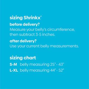UpSpring Shrinkx Postpartum Belly Wrap With Bamboo Charcoal Fiber