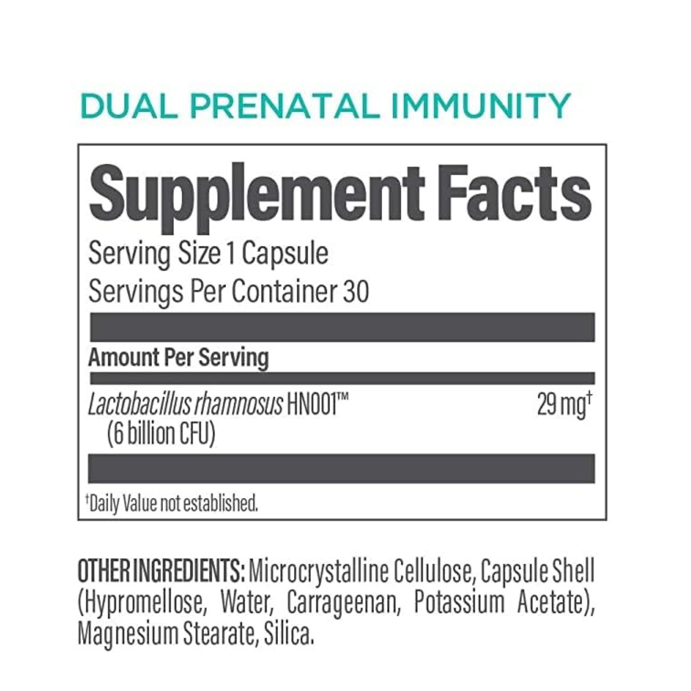 UpSpring, Dual Prenatal Immunity, 30 Capsules