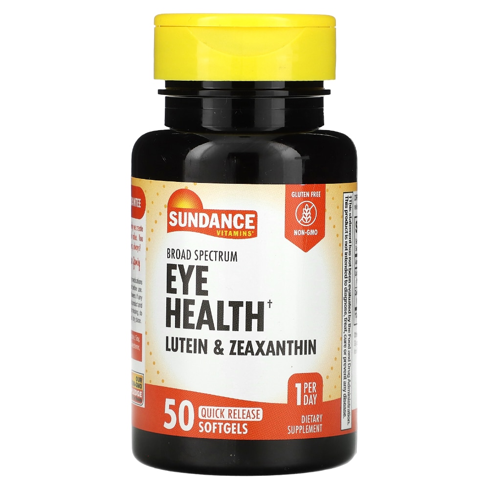 Sundance Vitamins Broad Spectrum Eye Health 50 Quick Release Softgels
