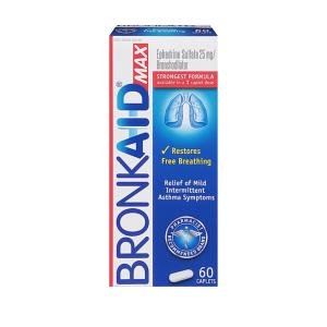Bronkaid Max Ephedrine Sulfate 25mg Bronchodilator