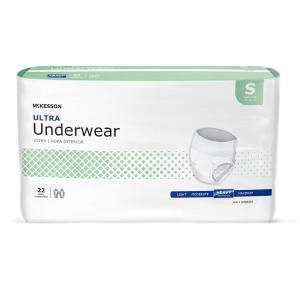 Ultra McKesson Heavy Absorbency Underwear, Small, 88/CS