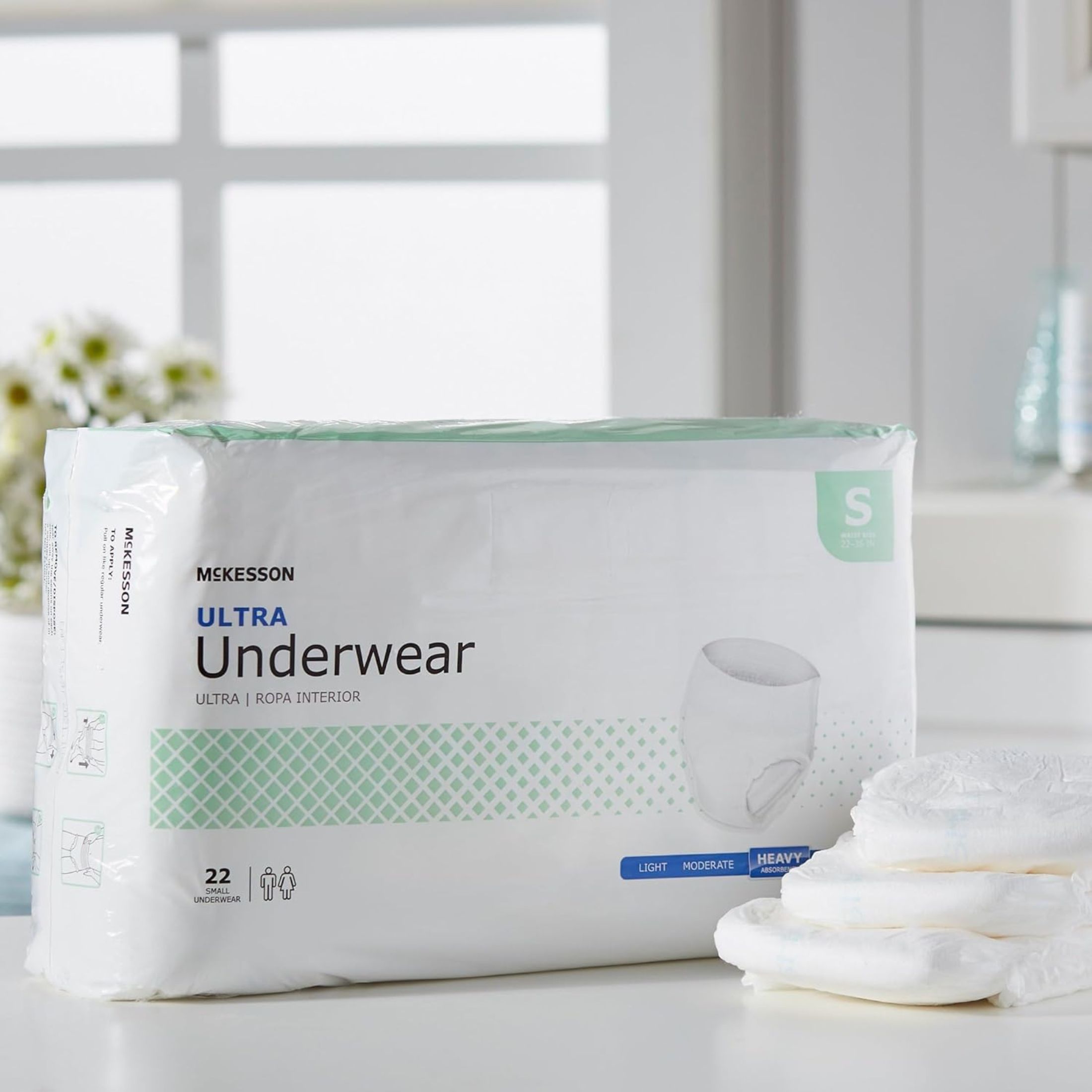 Ultra McKesson Heavy Absorbency Underwear, Small, 88/CS