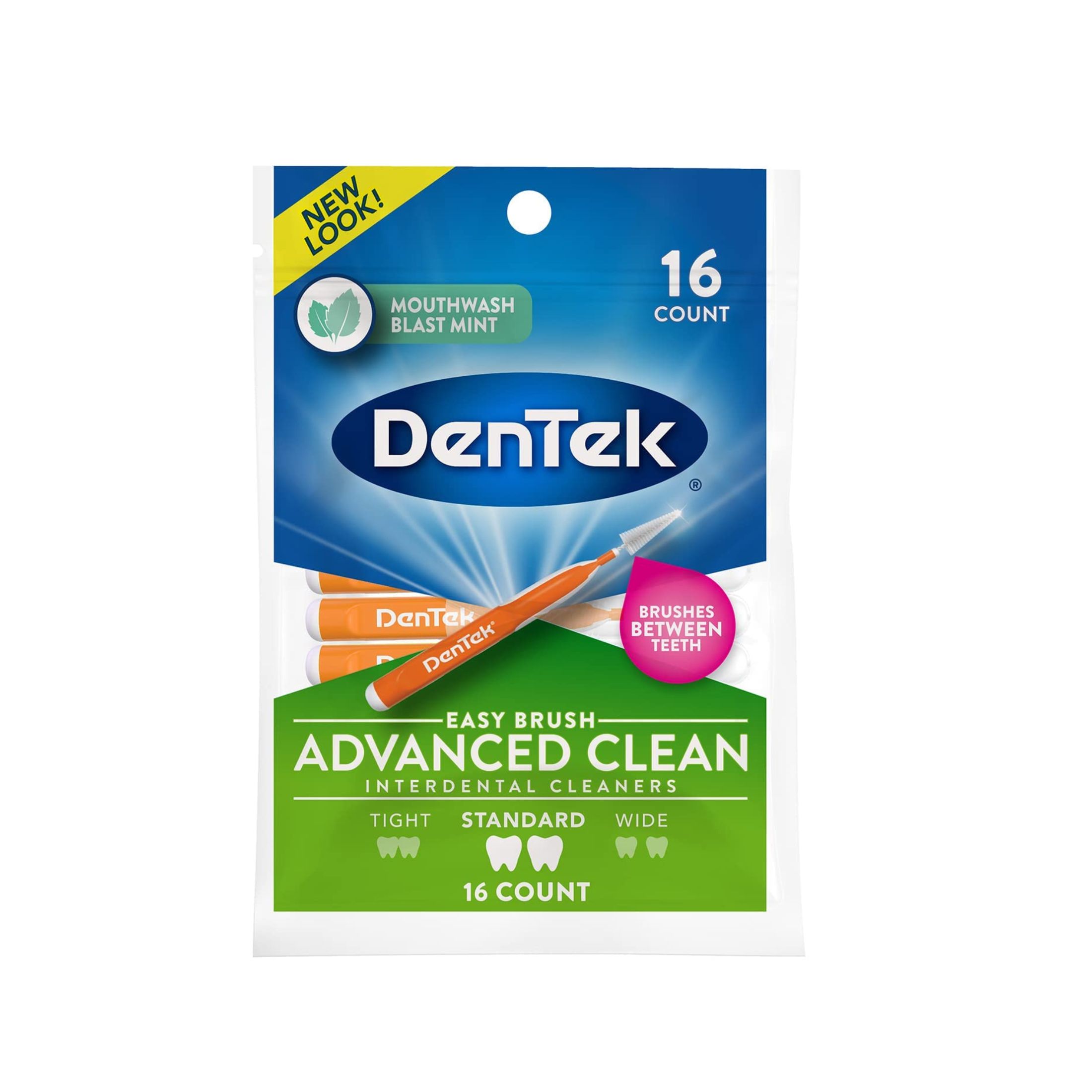 DenTek Easy Brush Standard Interdental Cleaners Mint