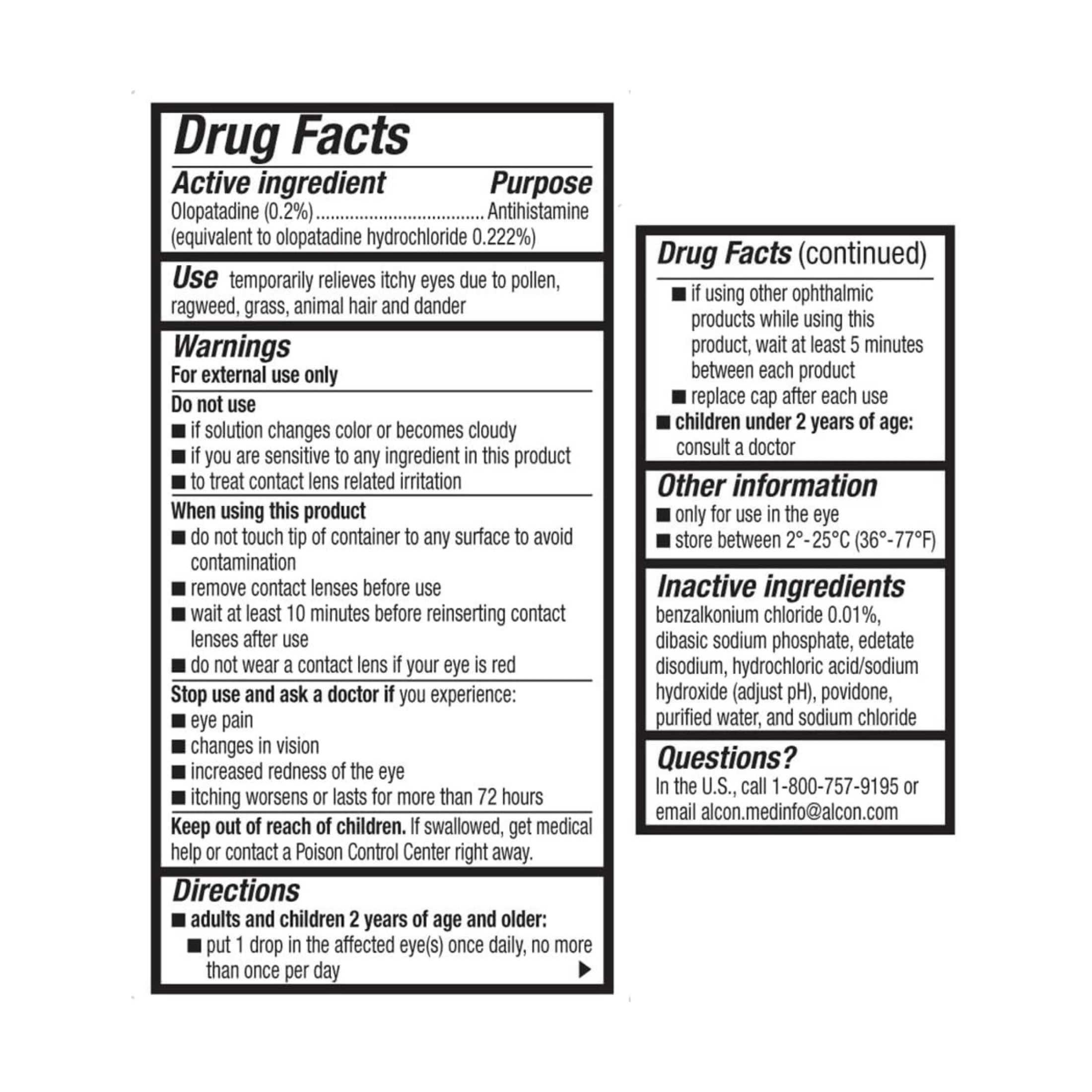 Pataday Once Daily Relief Allergy Drops