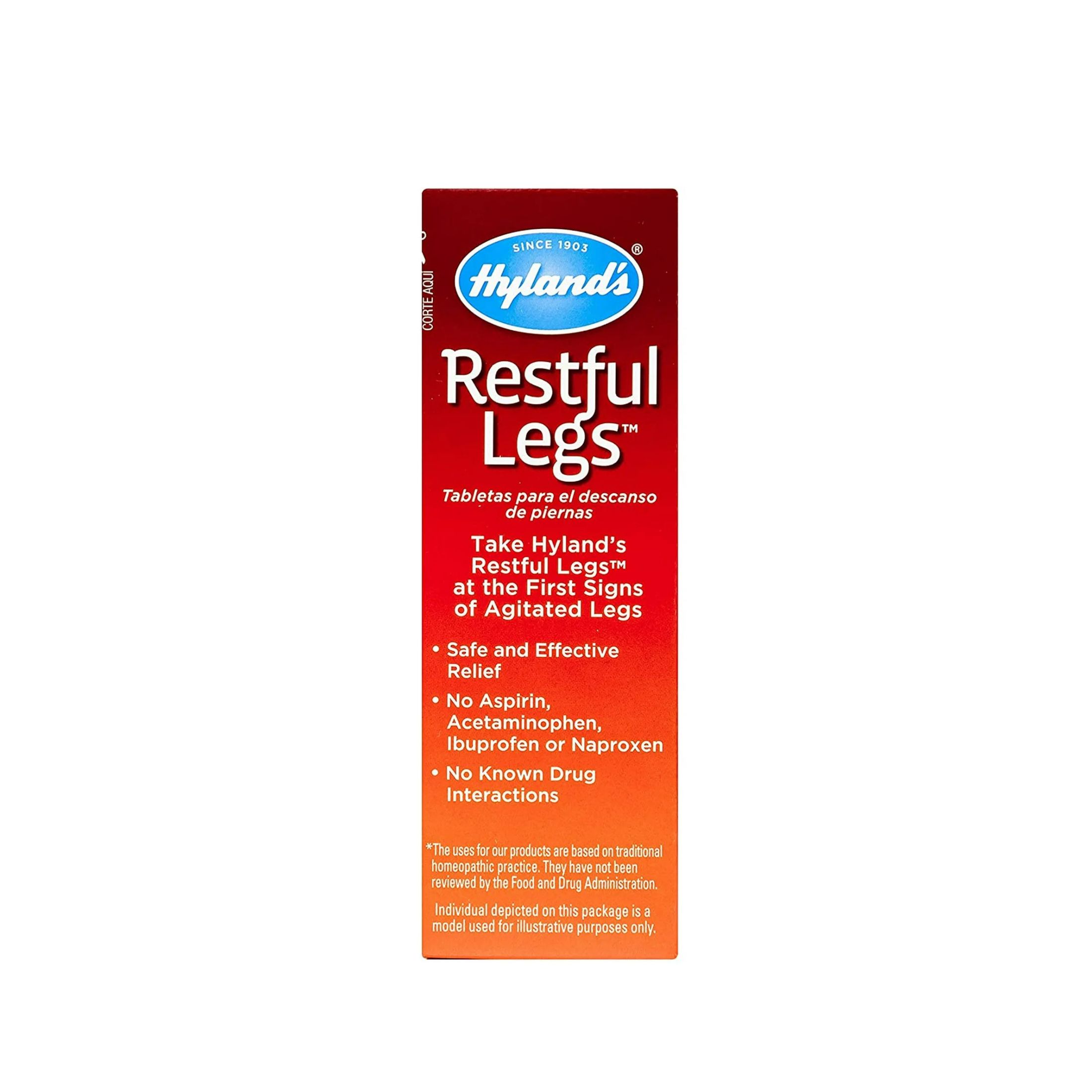 Hyland's Restful Legs Homeopathic Quick Dissolving Tablets 50 Ea Box