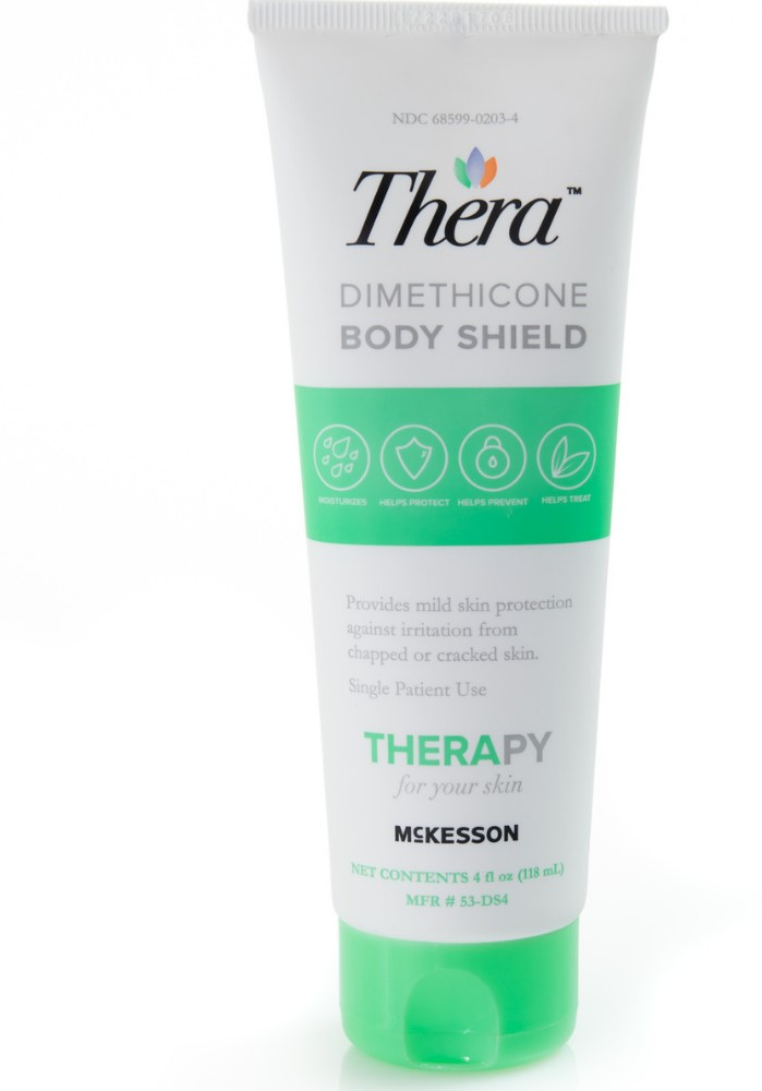 Thera Skin Protectant Dimethicone Body Shield 4 Oz Tube Scented Cream