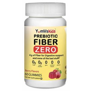 YumV's Prebiotic Fiber Zero, Berry, 2 G, 60 Gummies