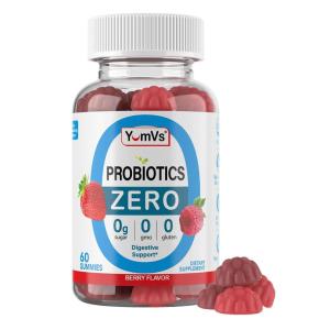 Yum-Vs Vitamins Zero Probiotics -- 60 Gummies
