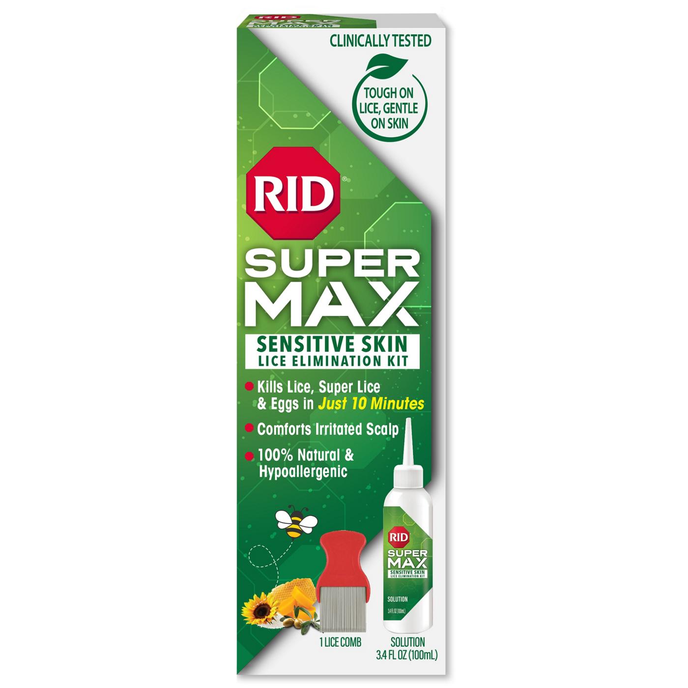 Rid Super Max Sensitive Skin Lice Elimination Treatment