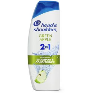 Head & Shoulders 2 In 1 Green Apple Dandruff Shampoo Conditioner 12.5 Fl Oz